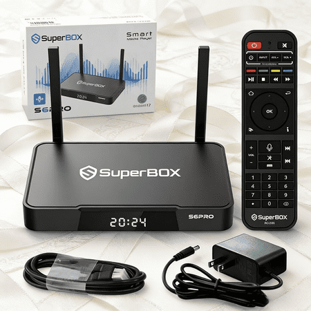 2026 superbox S6 Pro Smart TV Box | 4GB+32GB, 6K, Voice Remote, Time Shift & Parental Controls