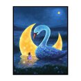 thumbnail image 3 of Cuadros Decorativos Kits de artesanía de arte de pared hechos a mano con cisne impreso de algodón de punto de cruz completo de 11 quilates Ndcxsfigh Nuevos Originales, 3 of 9