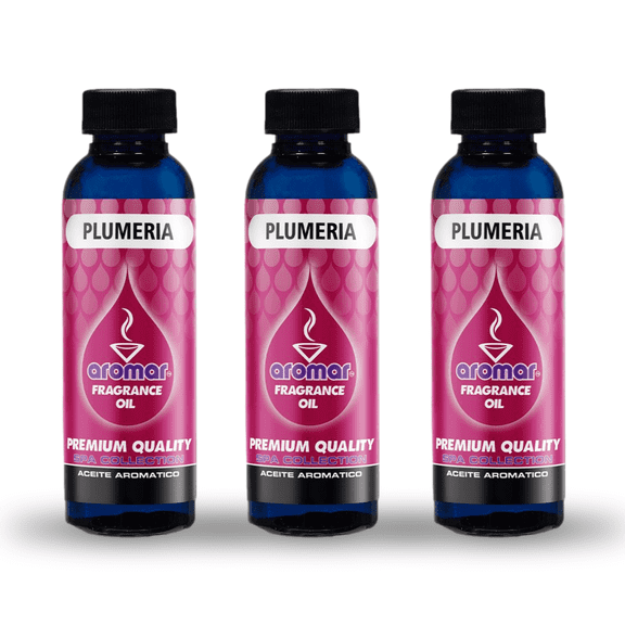 Aromar Essential Fragrance Oils, Plumeria x 3