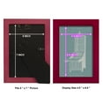 thumbnail image 4 of Hepplewhite Desk & Bookcase IV - Framed Print w/glass - Cherry Red, 4 of 8