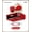RED, variant on 360° Rotatable Pegboard Desk Organizer with Drawer for Home, Office