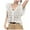 White, variant on sertiohcv Women's Knit Cardigan Sweater Women Summer Short Sleeve Lace Shrug Hollow Out Crochet Knit Bolero Cardigan V-Neck Button Down Sheer Crop Top Jacket Beachwear Size for One Size,White