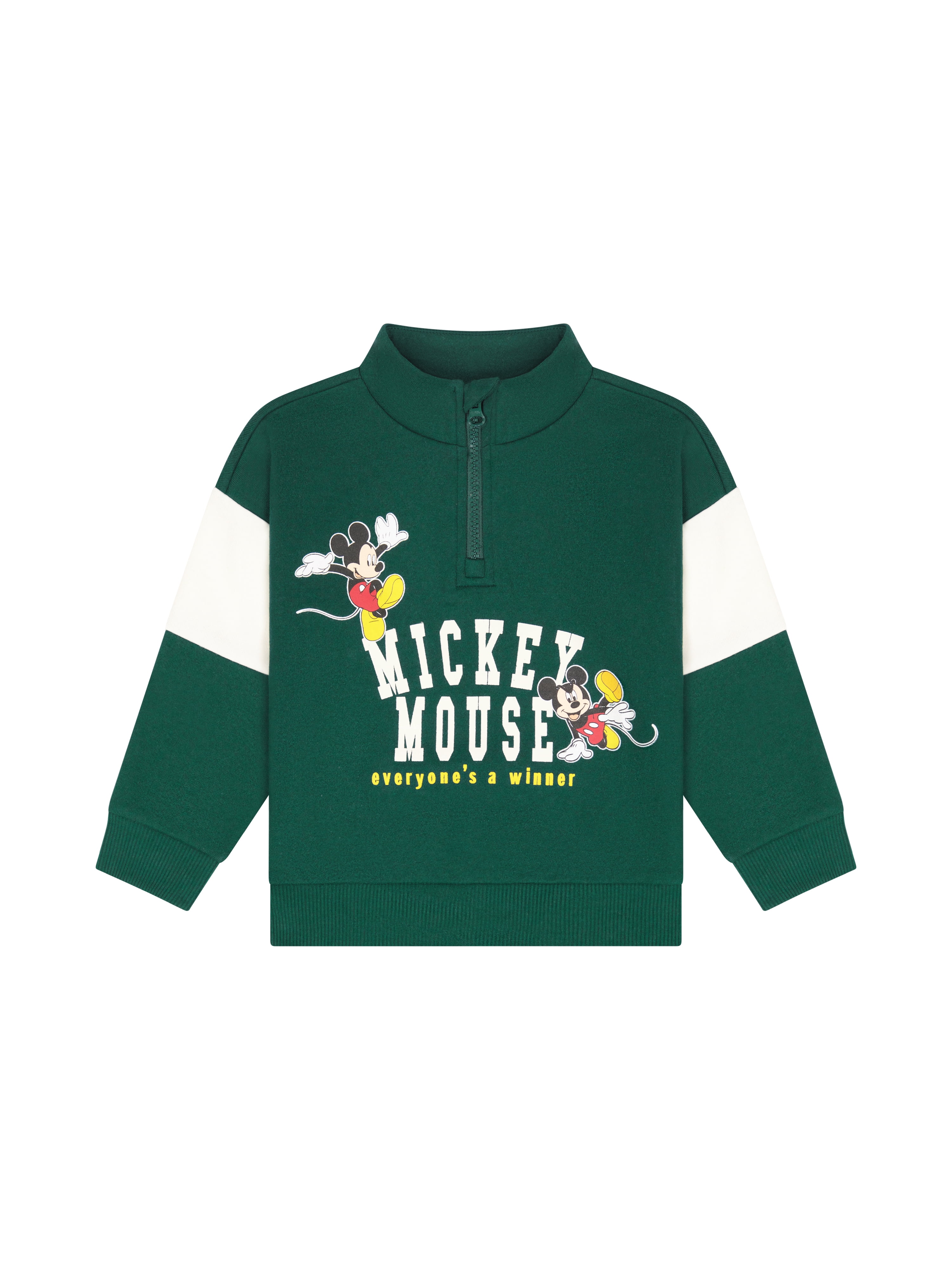 Mickey Mouse Toddler Boys Quarter Zip Top, Sizes 12 Months - 5T