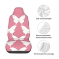 thumbnail image 4 of Wukai Butterfly 2 Full Set Car Seat Covers with Soft Padding Universal Auto Front Seats Protector and Cushion Mat, 4 of 5