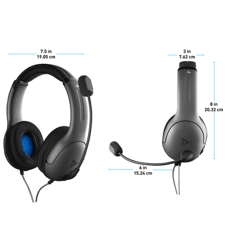 Afterglow - LVL 40 Wired Stereo Gaming Headset for PlayStation 4 - Gray