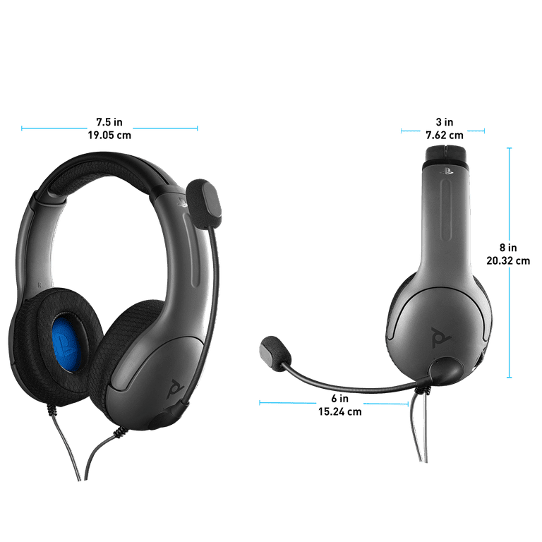 PDP AIRLITE New Wired Headset PS Play Station: Void Black
