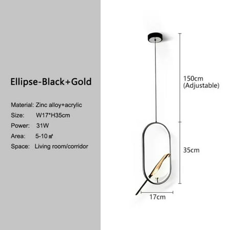 

CHNGYCX Modern LED Bird Pendant Lamps for Bedroom and Living Room Indoor Lighting - Stylish Chandelier Hanging Lights for Corridor Aisle - AC85-265V