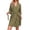 Army Green, variant on Ekouaer Robes for Women Waffle Knit Bathrobe Soft Lightweight Knee Length Loungewear