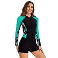thumbnail image 3 of Traje de baño sexy de una pieza para mujer, traje de buceo, traje de surf con protección solar, traje de baño de manga larga para mujer, 3 of 6