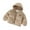 Khaki, variant on Bixock Toddler Girls Puffer Jackets Girls Winter Coats Kids Padded Coat Outerwear Long Sleeve Hooded Wind Short Cut Thermal Jacket for Kids 2-11Years