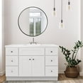 thumbnail image 7 of Brookings 48" Bathroom Vanity Shaker Wood Fully Assembled Sherwin Williams-White, 7 of 7