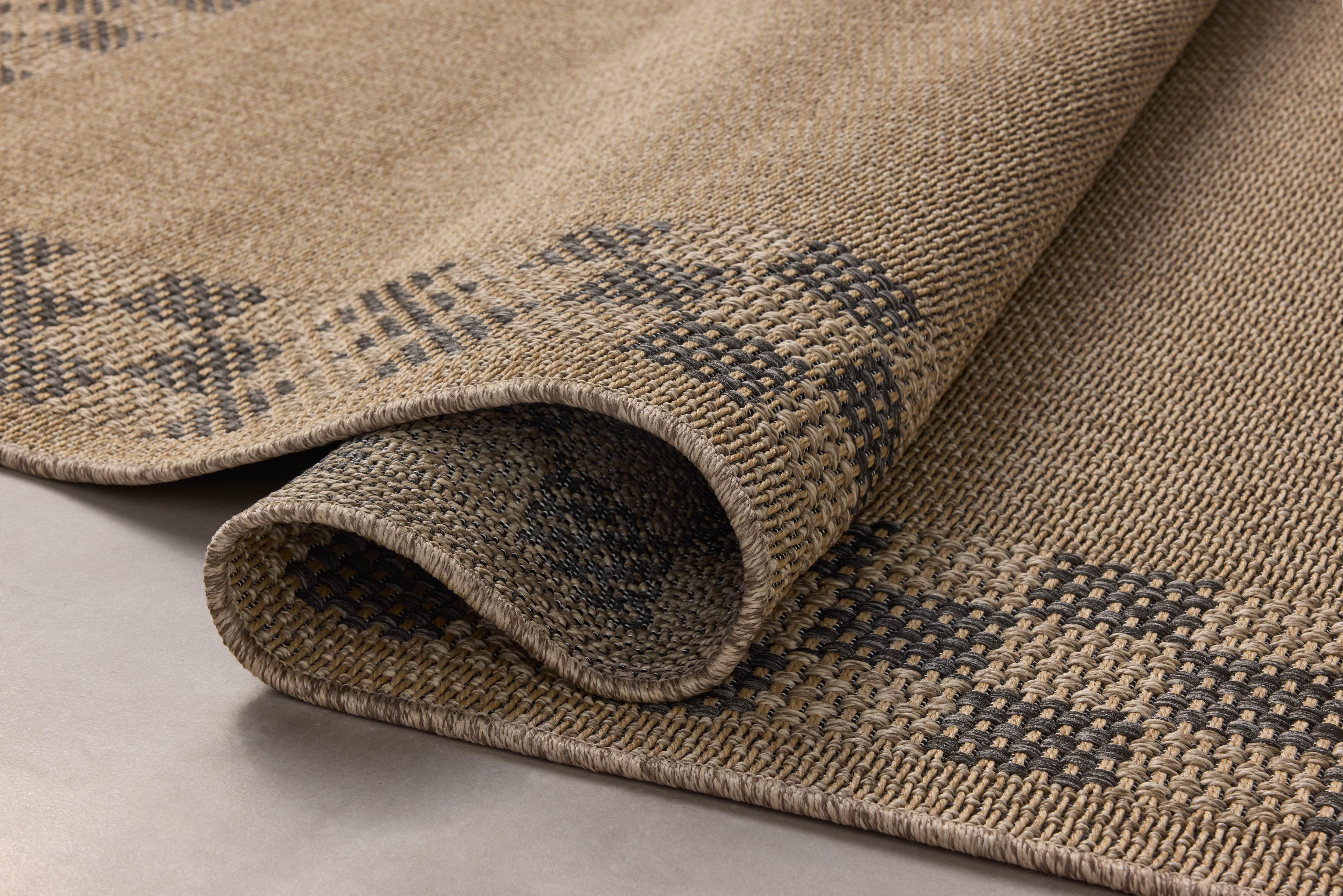 Chris Loves Julia x Loloi Providence Natural / Charcoal 5'-0" x 7'-7" Area Rug