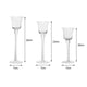 thumbnail image 5 of Candelabros cónicos de cristal de 3 piezas, portavelas decorativo, portavelas para lamparilla, para escritorio, regalo de vacaciones, 5 of 5