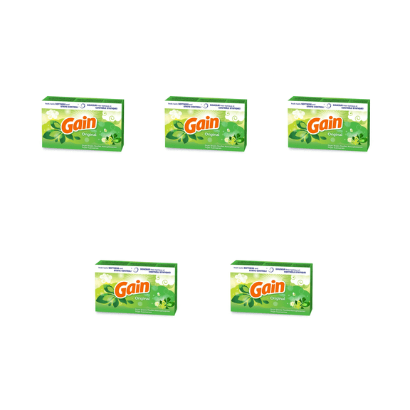 Gain Original Sheets 15 ct – 5 Pack (5×15 Sheets)