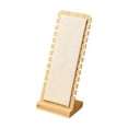 thumbnail image 3 of Mornei Jewelry Stand Freestanding Necklace Organizer Bamboo Decorative Showcase Jewelry White, 3 of 9
