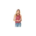 thumbnail image 1 of Aeropostale - Camiseta sin mangas transparente para mujer, color rojo, extragrande, 1 of 3