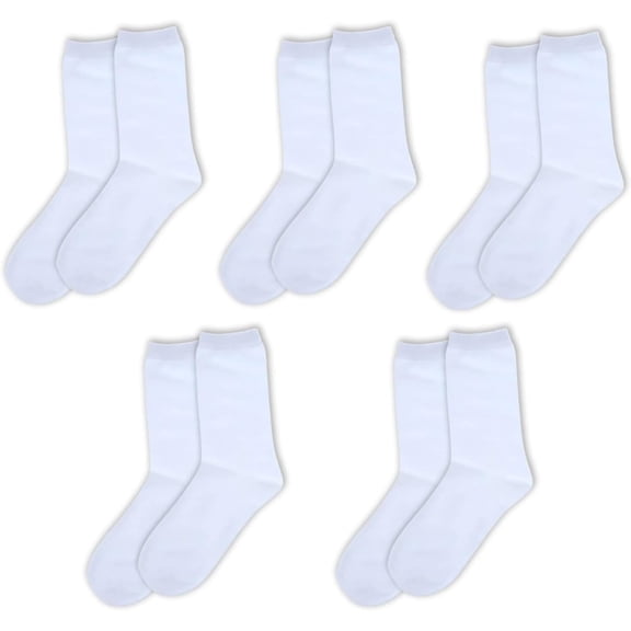 TELOLY Girls and Boys' Crew Socks | Organic Cotton Multi-Pack Kids Sock Set Organic Cotton Socks
