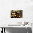 thumbnail image 2 of ARTCANVAS The Fall of the Rebel Angels 1562 Canvas Art Print by Pieter Bruegel the Elder - Size: 18" x 12" (1.50" Deep), 2 of 9