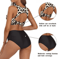 thumbnail image 5 of Firpearl Women's High Waisted Bikini Set Keyhole Tank Swimsuits Wrap Criss Cross Two Piece Bathing Suits, 5 of 7