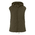 thumbnail image 6 of larppty Puffer Vest Women Sleeveless Zip Up Quilted Jackets with Pockets Fall Comfy Coats Winter Warm Lightweight Outerwear (AG, M), 6 of 6