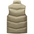 thumbnail image 5 of Mifsaly Mens Warm Puffer Vests Padded Zip Up Stand Collar Quilted Vest Fall Winter Daily Going Out Sports Travel Casual Outfits with Zipper Pockets, 5 of 9