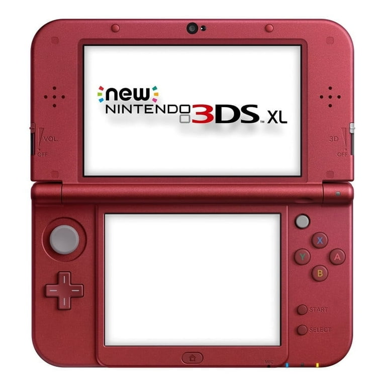 Restored Nintendo New 3DS XL/LL Gaming Console, Red (Refurbished