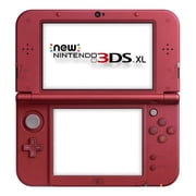Restored Nintendo New 3DS XL/LL Gaming Console, Red