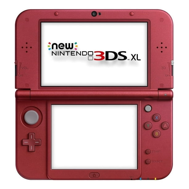 Nintendo - New 3DS XL/LL Handheld Video Game Console - Red (Refurbished)