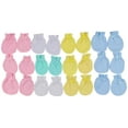 thumbnail image 2 of ToBeInStyles Pack of 12 Newborn Infant Baby Ultra-Soft Cotton Anti-Scratch Mitten Gloves - Pastel, 2 of 4