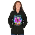 thumbnail image 4 of Betty Boop Air Brushed Supastar Zip Hoodie Sweatshirt Women Brisco Brands X, 4 of 6