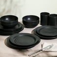 thumbnail image 5 of Stone Lain Orbit 12-Piece Dinnerware Set Stoneware, Charcoal, 5 of 6
