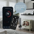 thumbnail image 5 of Modern Ember Harlowe Freestanding Electric Fireplace Stove Heater in Cream | Smart Technology | WiFi App, Alexa & Google Control | 1500W | Indoor Portable Heater | Safety Shutoff, 5 of 9