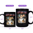 thumbnail image 4 of Happy New Year with Shetland Sheepdog Fireworks Holiday Xmas Winter 2025 Mug Sheltie Dog Lover Gifts Coffee Tea Cup - 00025, 4 of 4