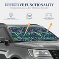thumbnail image 4 of Kll Christmas Windshield Sun Shade 2-Piece Foldable Car Front Window Sunshade For Most Sedans Suv Truck- Large, 4 of 7
