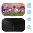 thumbnail image 2 of Un Show Más Sombrilla Solar para Auto - Protector de Parabrisas Plegable | Cortina Solar Delantero | Bloqueo UV y Aislamiento de Calor 133x73cm, 2 of 6