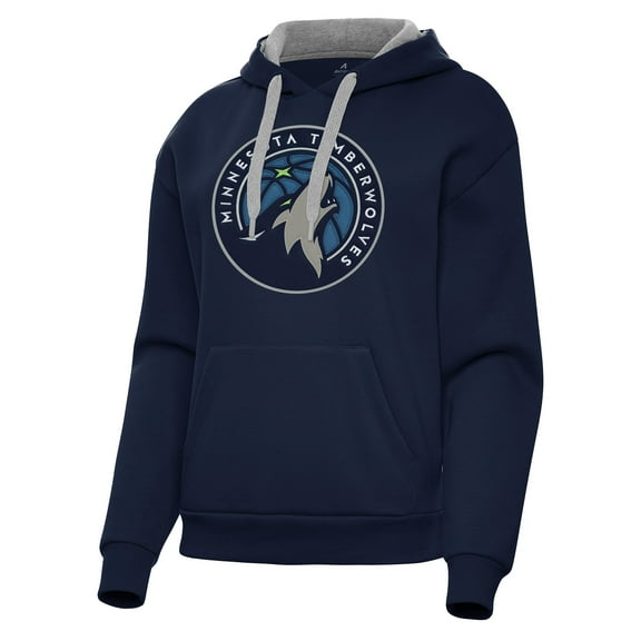 Women's Antigua Navy Minnesota Timberwolves Victory Pullover Hoodie