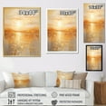thumbnail image 4 of Designart "Bold Sunset Golden composition II" Landscape & Nature Floater Framed Canvas Print, 4 of 7