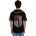 thumbnail image 4 of Personalized Firefighter Baseball Jersey, Thin Red Line Fire Man Gift, Firefighter Shirts 3D, Firefighter Gift Men Women (S), 4 of 6