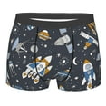 thumbnail image 4 of Goofa Space Cars Printed Men's Boxer Briefs Underwear, Moisture-Wicking Underwear, Trunk,Soft and Breathable Cotton Underwear-Large, 4 of 9