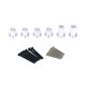 thumbnail image 2 of 6 columnas de elevación para carrocería de coche RC, actualización con tornillos, montajes, accesorios y piezas para camioneta MN82 LC79 a escala 1:12, 2 of 8