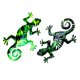 thumbnail image 4 of 2 piezas de arte de pared de Gecko pintado a mano para colgar en la pared, escultura de lagarto, sala de porche Sunnimix Arte de pared de hierro al aire libre, 4 of 7