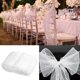 thumbnail image 4 of Fajas de silla de organza/faja de arcos 25 piezas Fajas de silla de organza para banquete de boda Decoración de fiesta Silla de proa Lazos Bandas de cubierta Suministros para ANGGREK Otros, 4 of 8