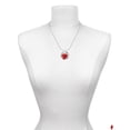 thumbnail image 3 of Delight Jewelry Resin Red Puffy Heart Joy Ring Charm Necklace, 18", 3 of 4