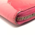 thumbnail image 4 of Pre-Owned Louis Vuitton M9147F MonogramVernis Zippy Wallet Long Wallet Framboise pink (Good), 4 of 9