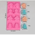 thumbnail image 1 of Molde de silicona para jabón de masaje ovalado, 1 pieza, 1 of 2