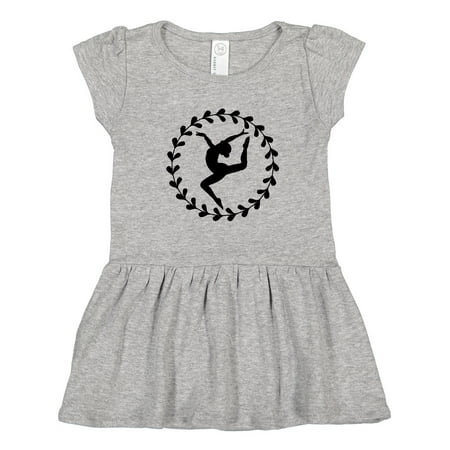 

Inktastic Dance Silhouette Ballerina Gift Toddler Girl Dress