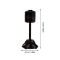thumbnail image 2 of OULII 2 Pcs Boucles d'Oreilles pour Hommes Clous Noirs Ronds Style Vitrine Classique, 2 of 8