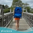 thumbnail image 6 of Open Box Ostrich Midsize Face Down Backpack Beach Chair with Face Hole, Blue, 6 of 12