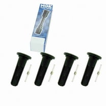 4 pc NGK 58981 Ignition Coil Boots for 02551 114035 115002 116084 2551 50053 50053-1 671-4297 671-5011 671-6293 702498 SPB180 SPP117E Direct Spark Plug Wire Fits select: 2007-2010 HUMMER H3