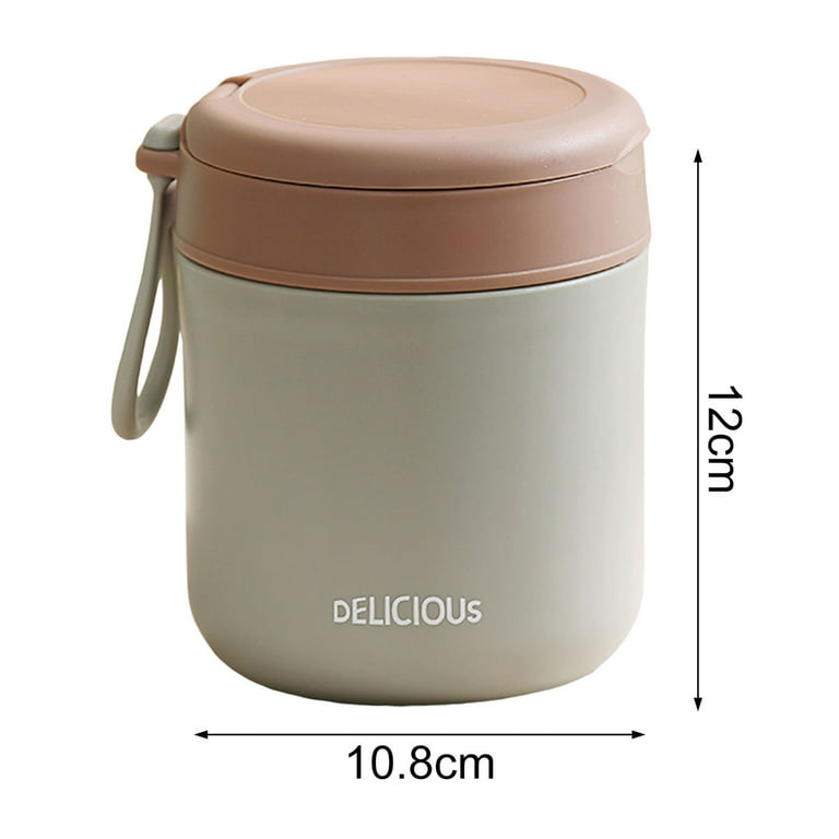 LunchBots 8oz Thermos Stainless Steel - Insulated Thermos - Keeps Food Hot  or Cold for Hours - Leak-Proof Portable Thermal Food Jar is Ideal for Soup